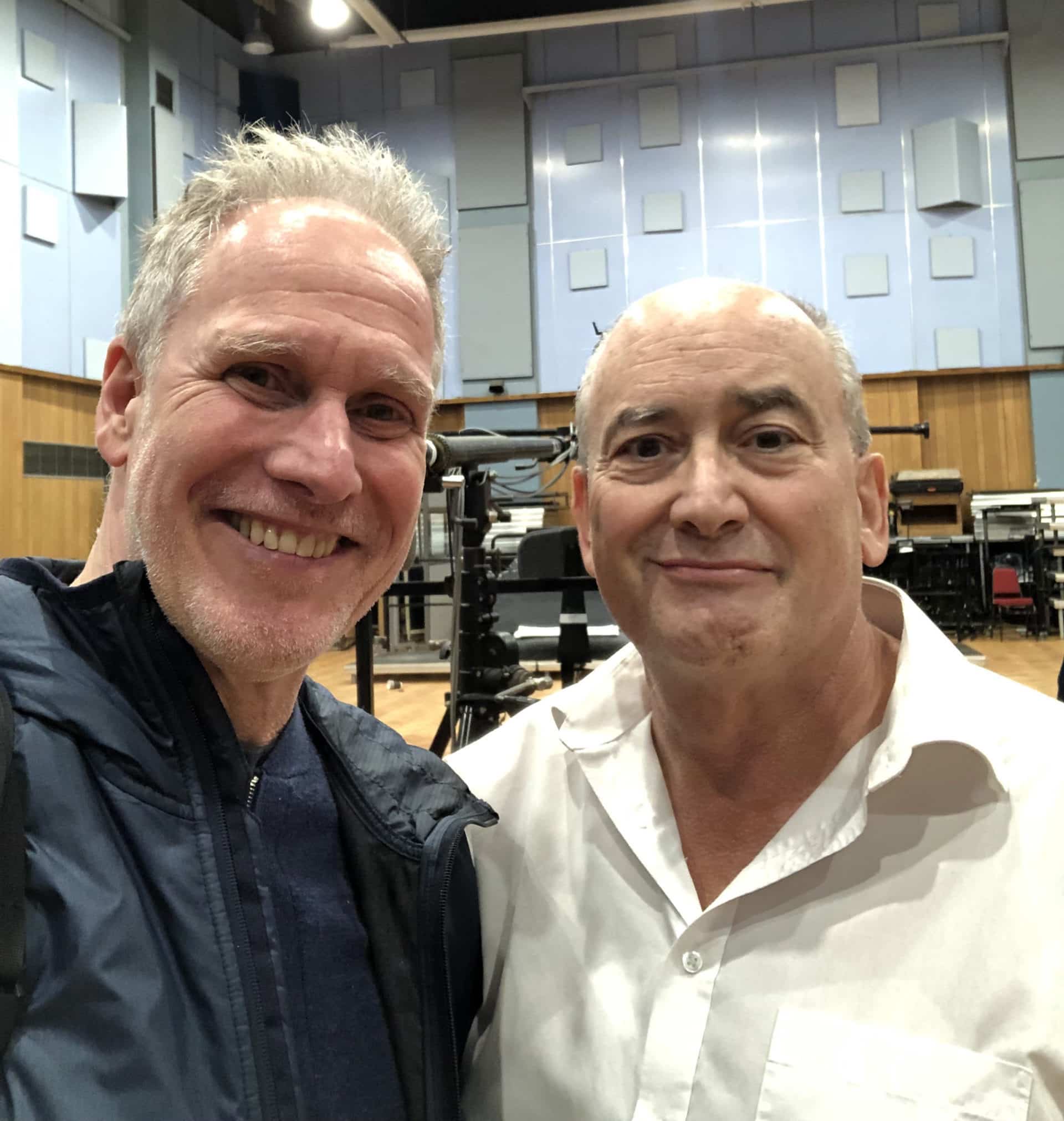 Peter Walsh and John Kurlander in Abbey Road Studio One